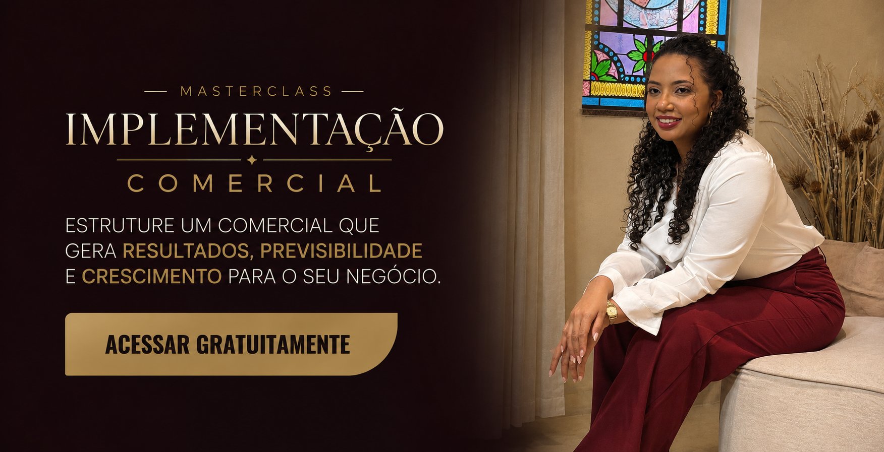 Masterclass de Implementação Comercial — Estruture um comercial que gera resultados, previsibilidade e crescimento para o seu negócio
